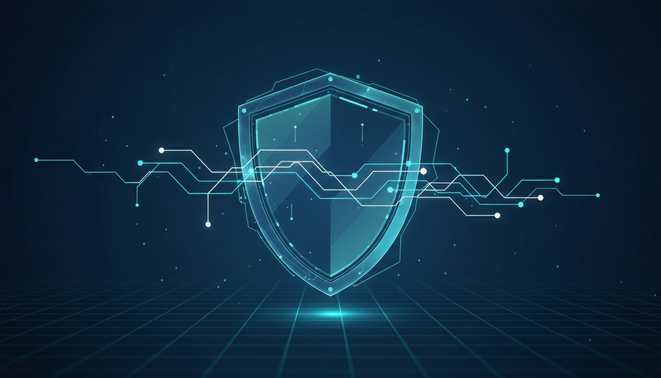 AI security shield pattern