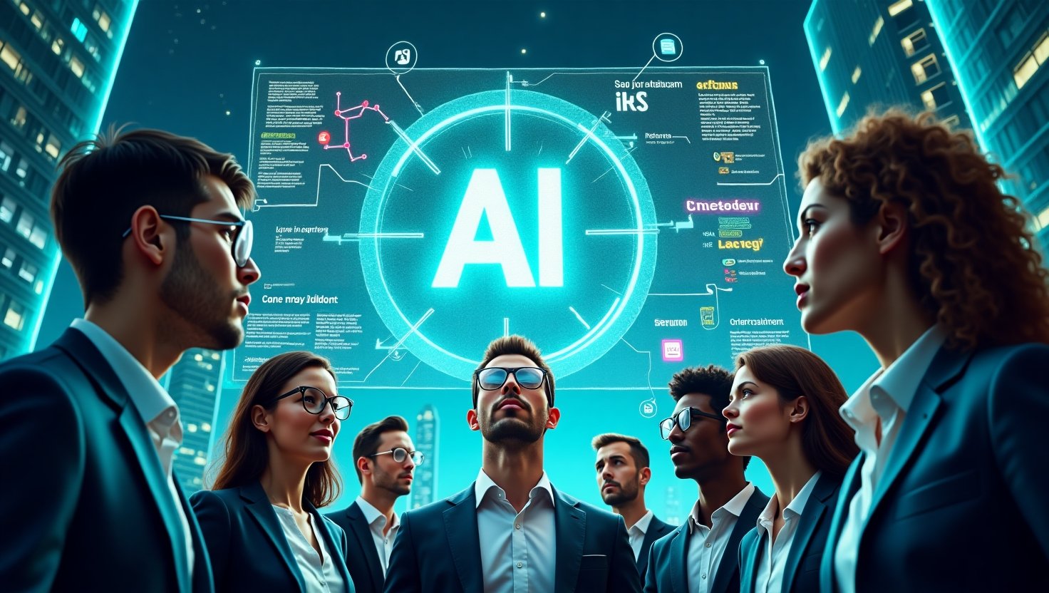 Visual representation of competition in AI recruitment