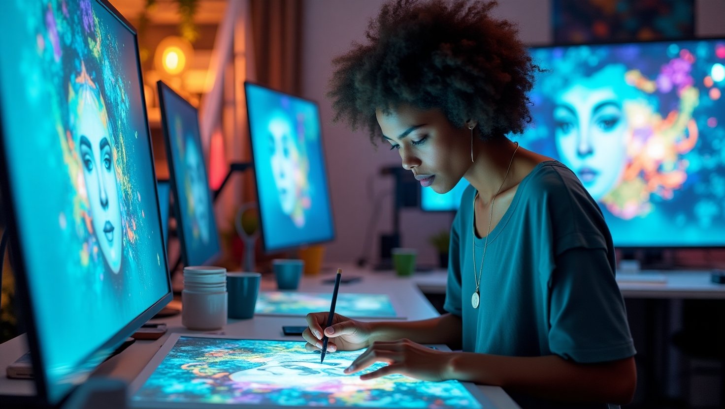 evolution of AI in creative fields