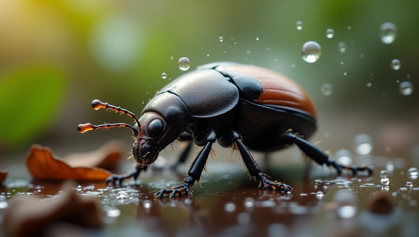 Beetle Harvesting Moisture