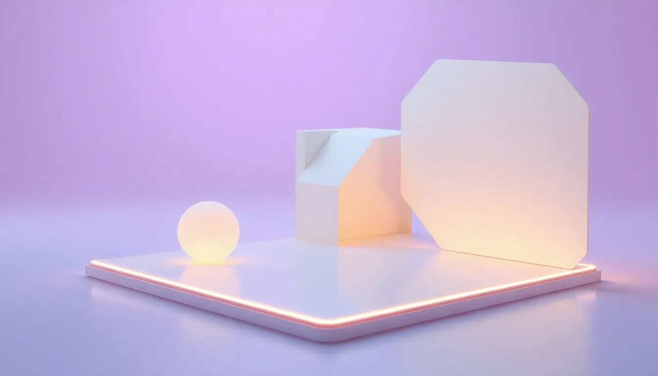 Abstract robotics AI visualization