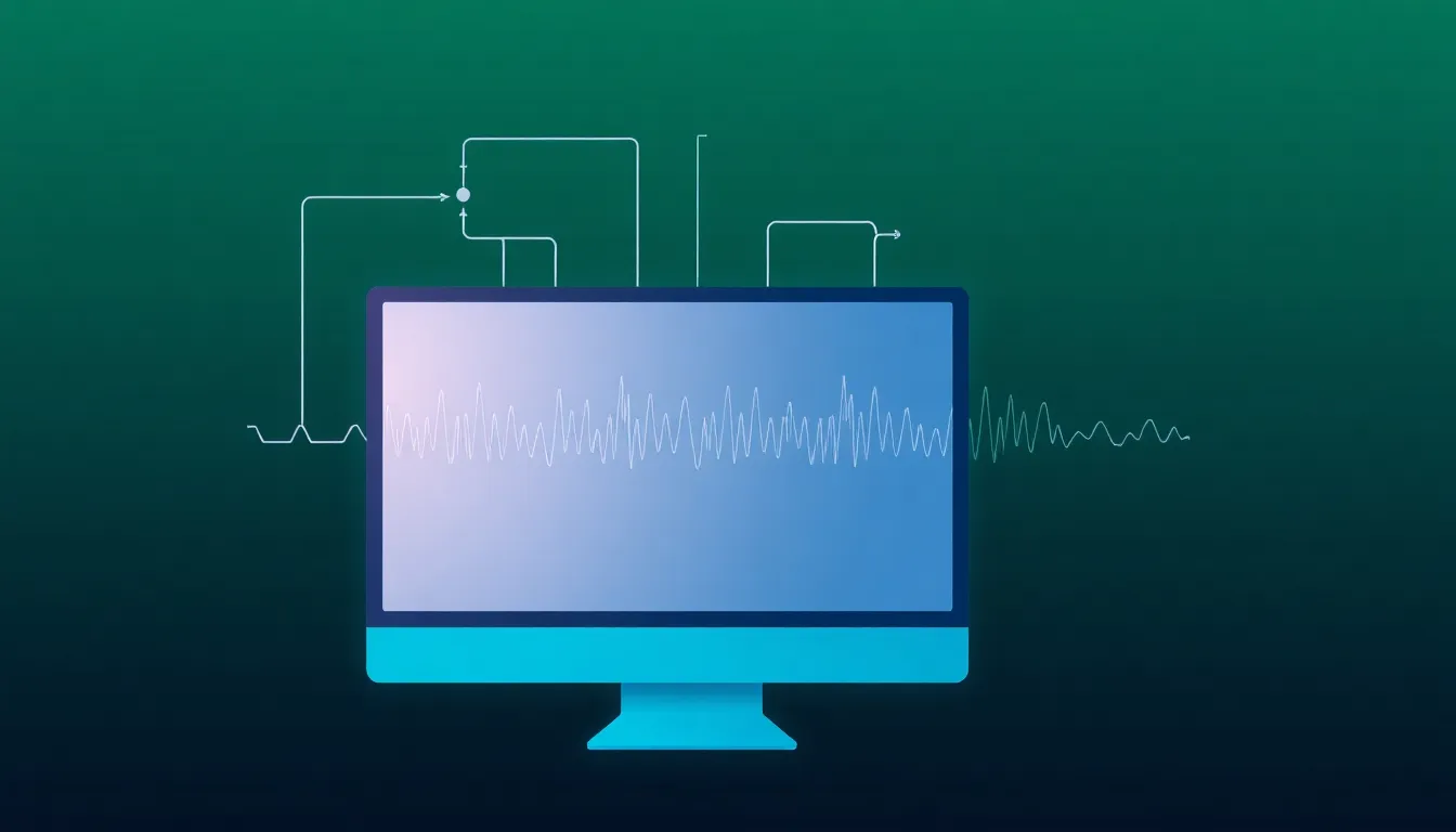 Abstract data-flow EEG monitor visualization