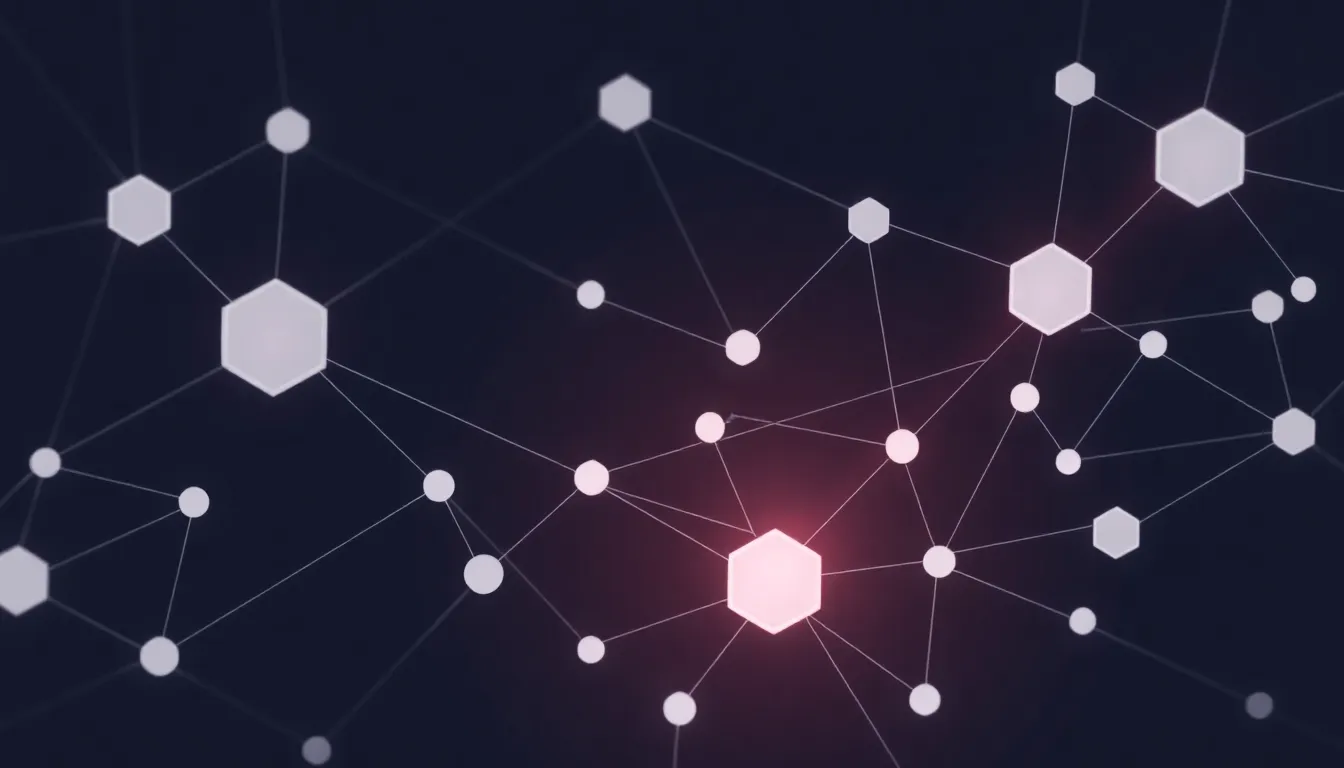Abstract data network visualization