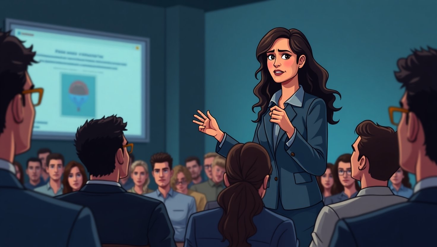 Lina Khan speaking at an event