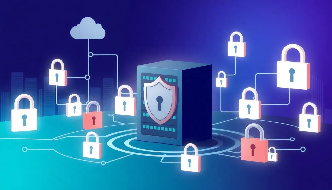 A secure data environment visualization