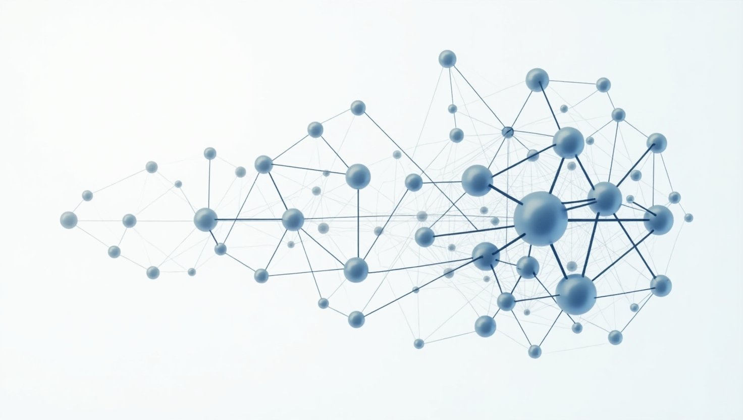A model of societal interactions influenced by AI, showcasing various agent interactions, nodes, and relationship dynamics
