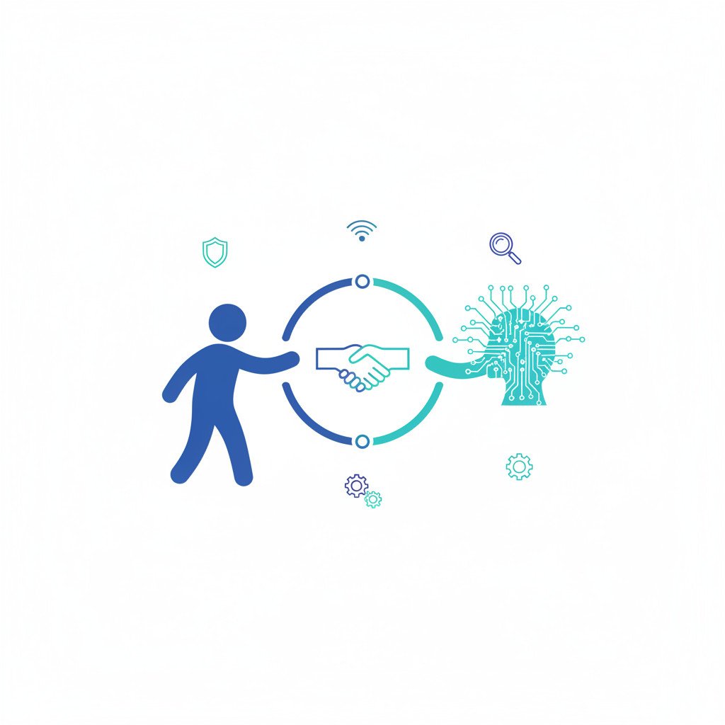 Ethical balance between humans and AI agents