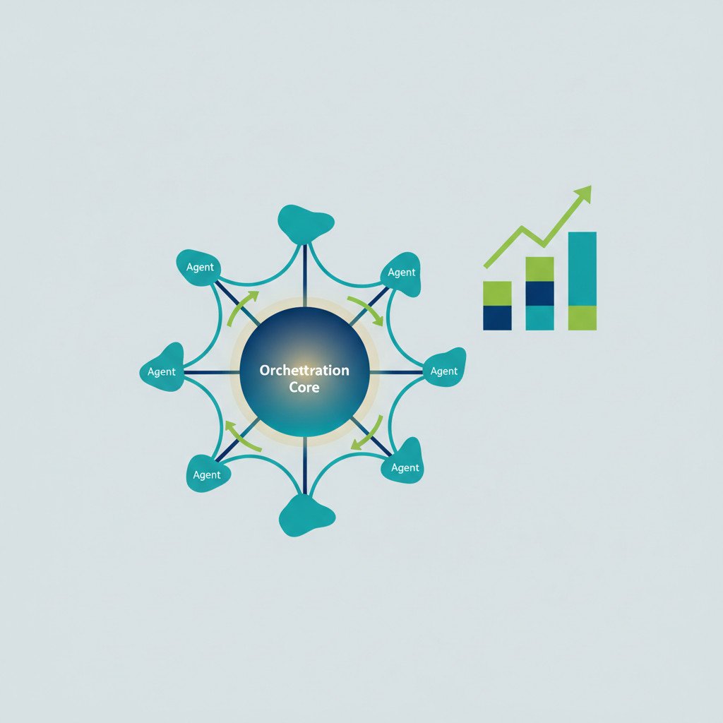 Agentic orchestration growth visualization