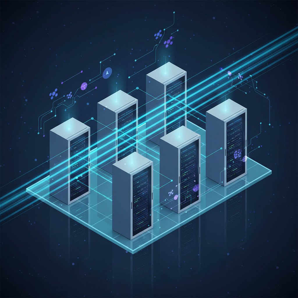 AI data centre interconnect visual