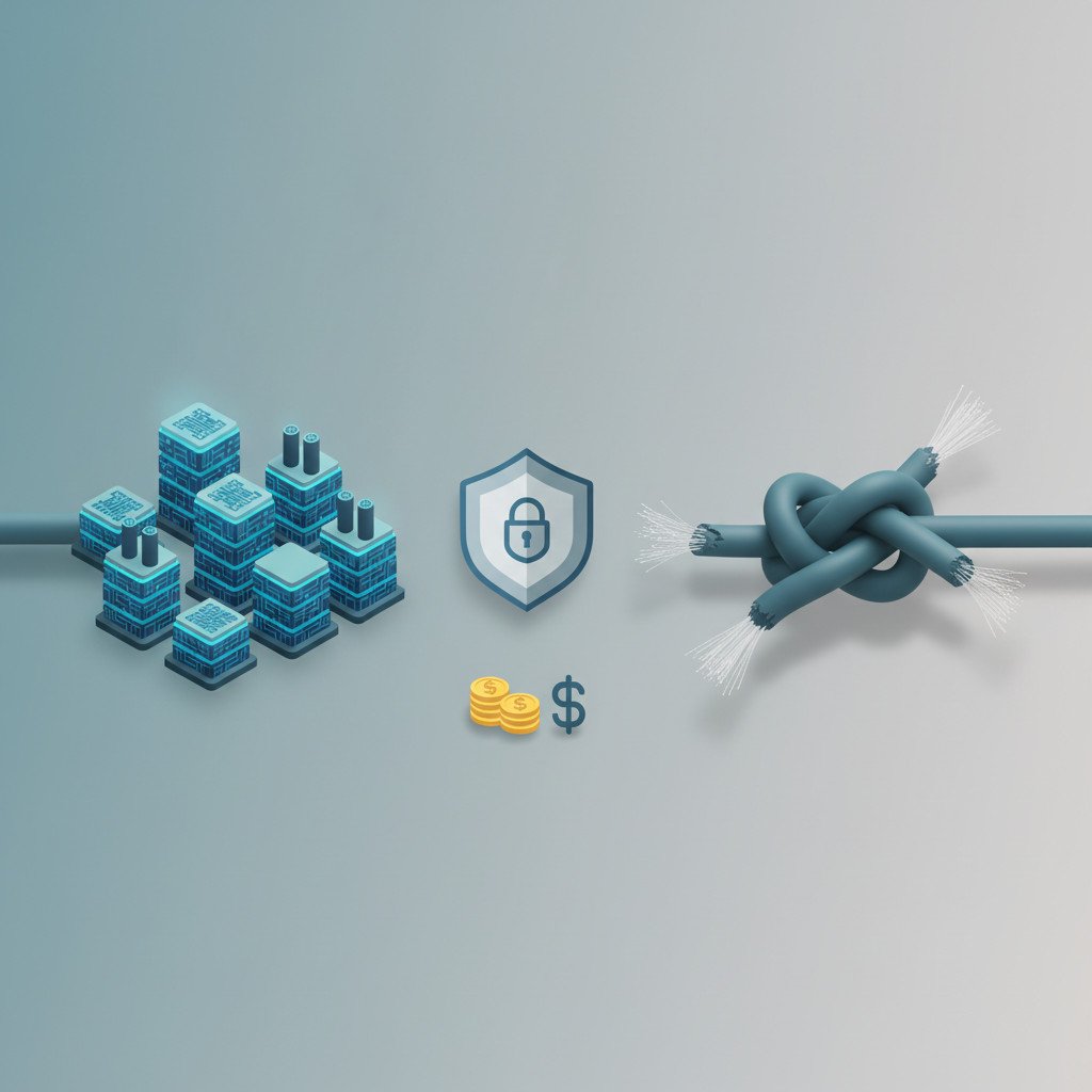 AI data centre interconnect challenges illustration