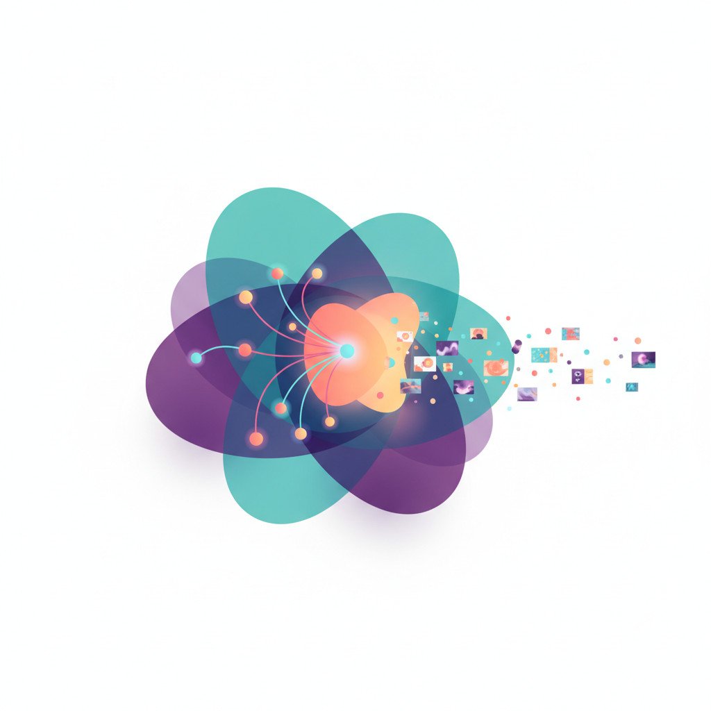 AI image generation concept