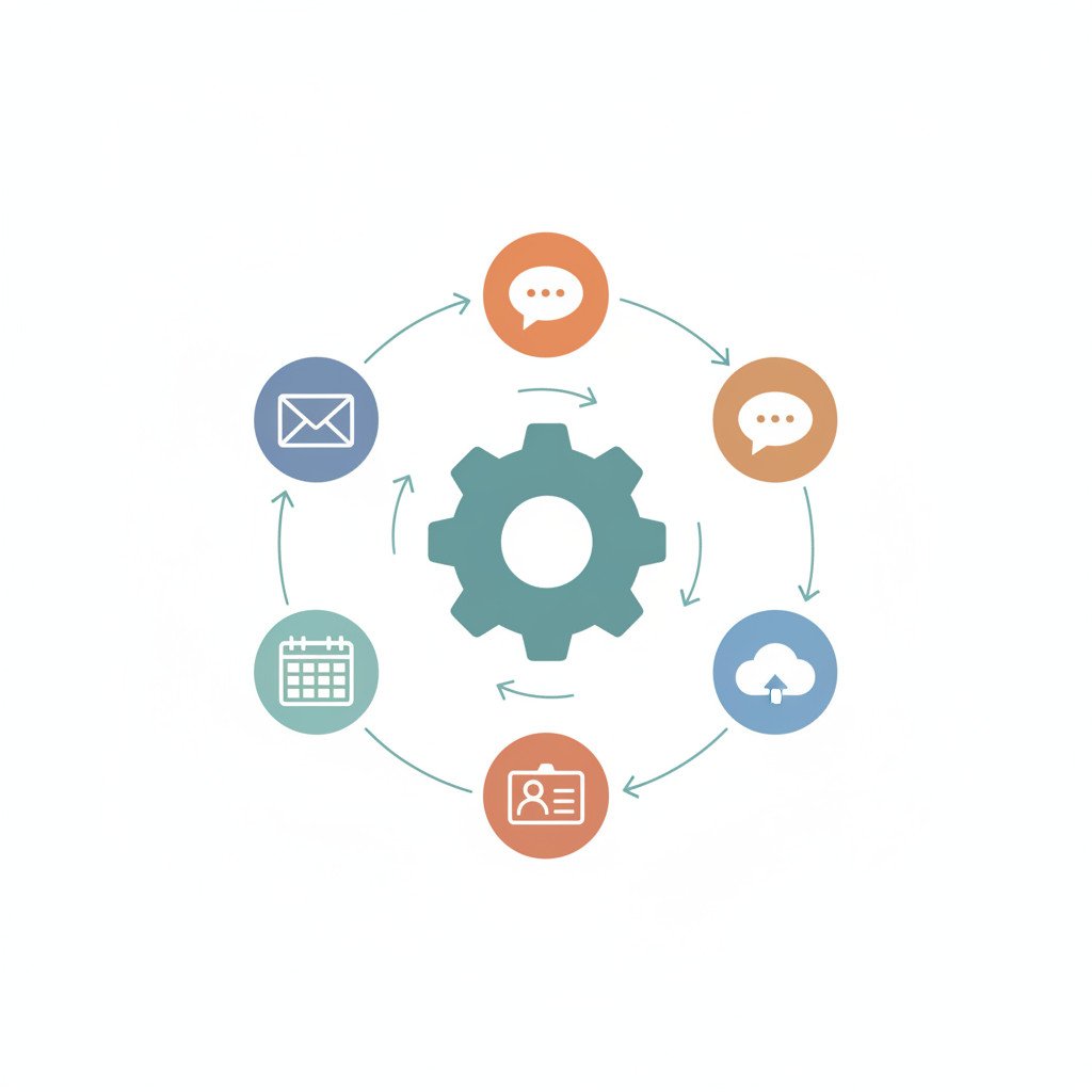 app connection network illustration