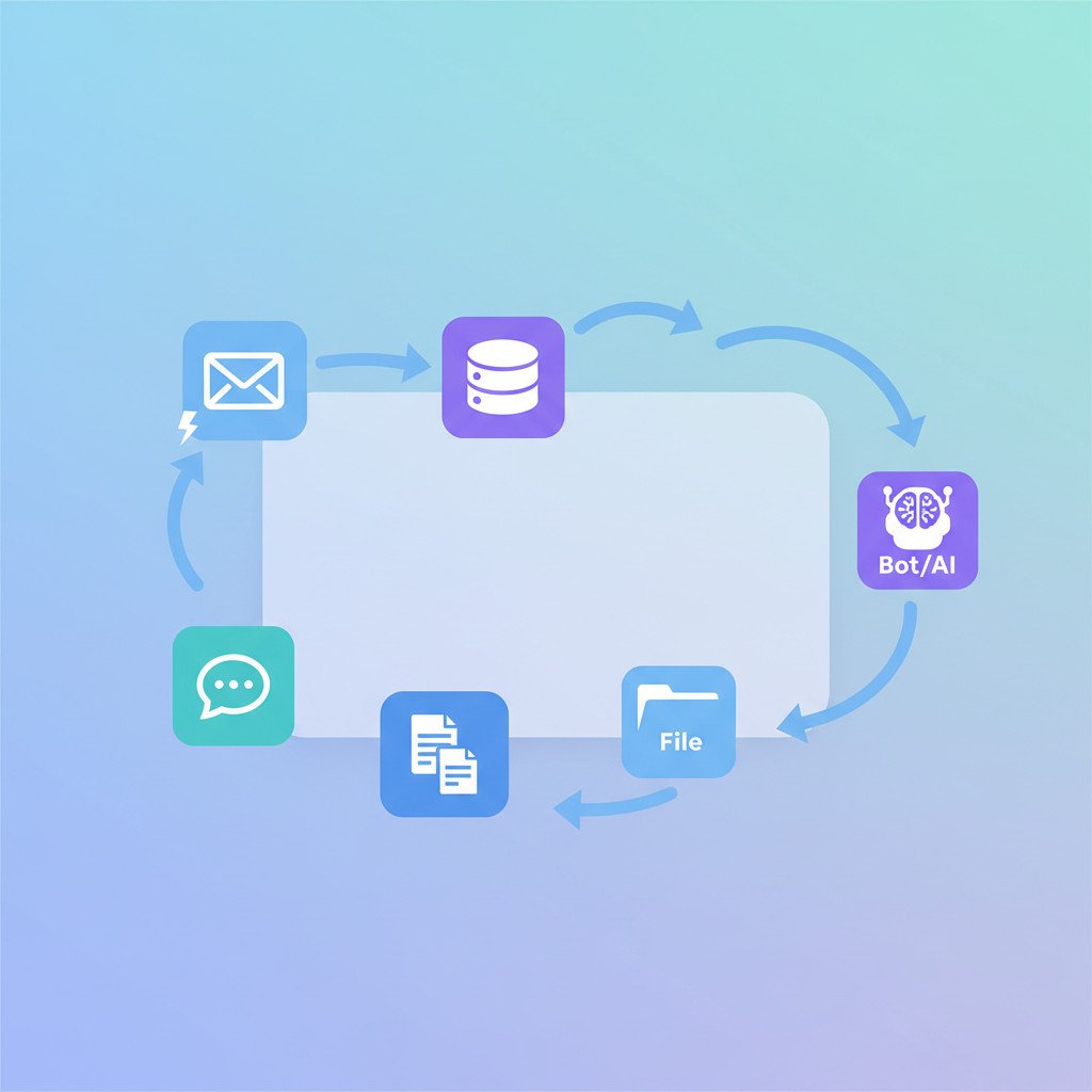 Automation workflow visual