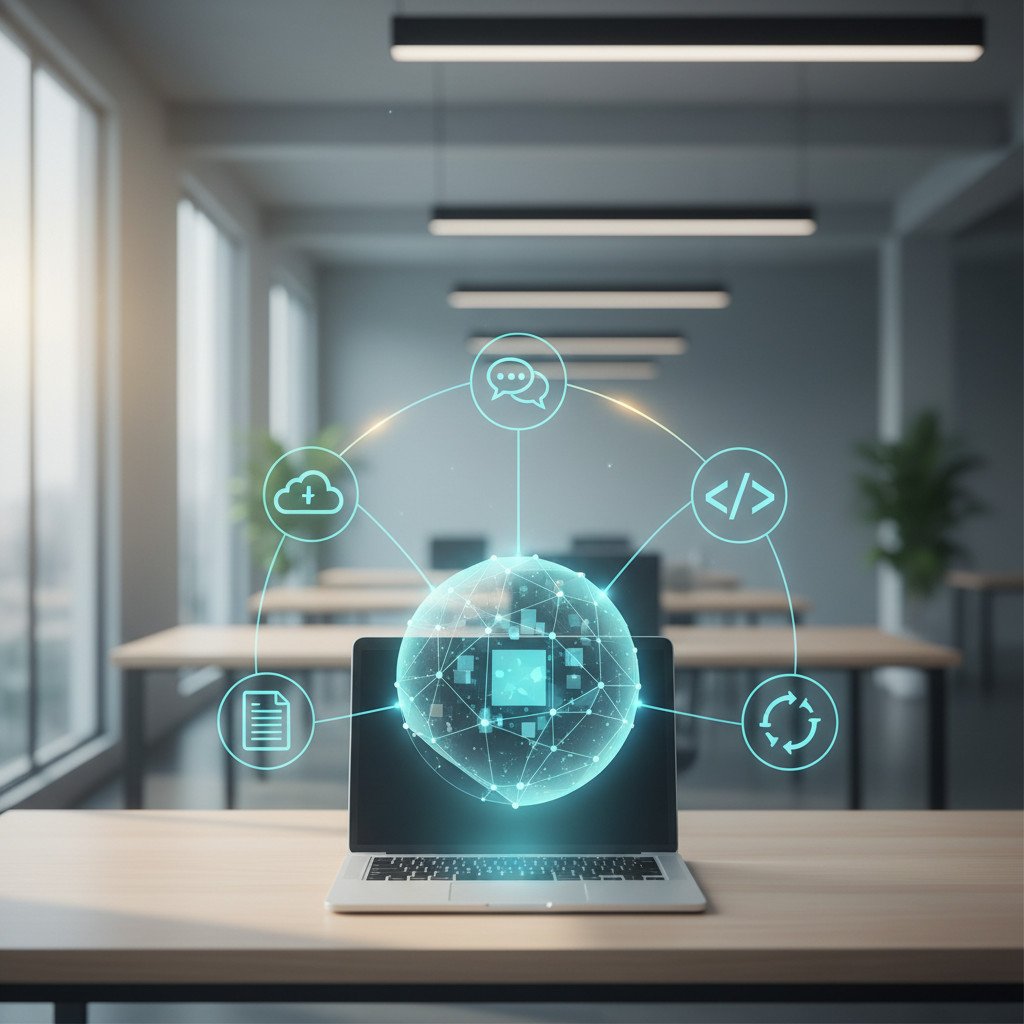 Gemini Enterprise in action - office scene