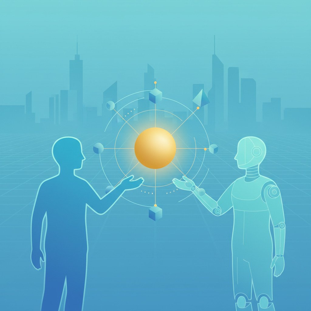 AI futurism illustration
