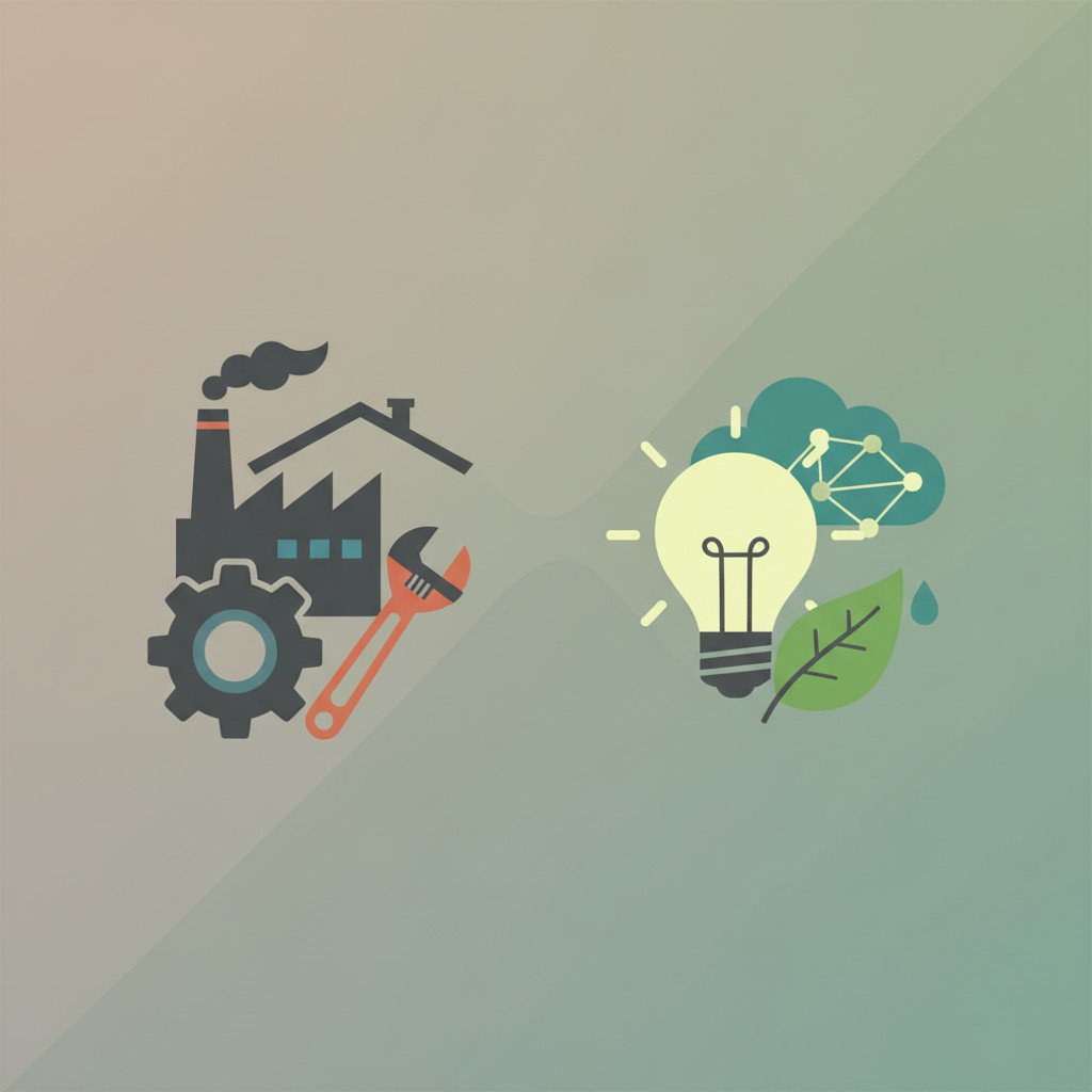Legacy industries versus modern innovation