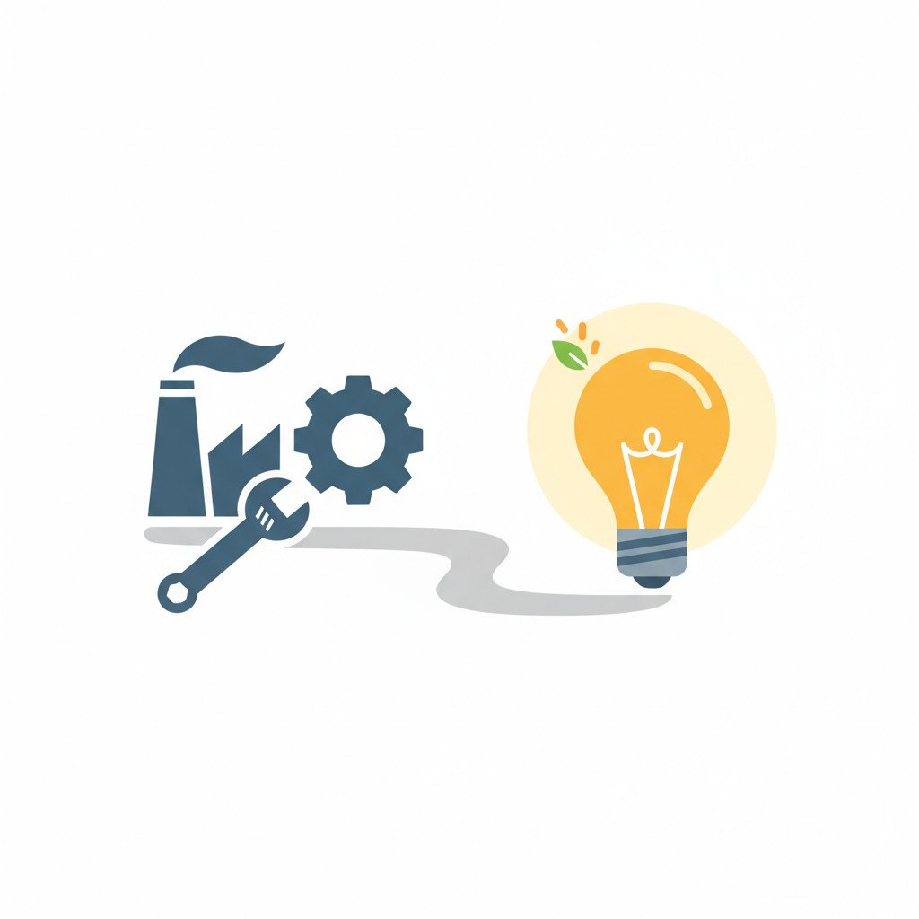 Niche innovation lightbulb