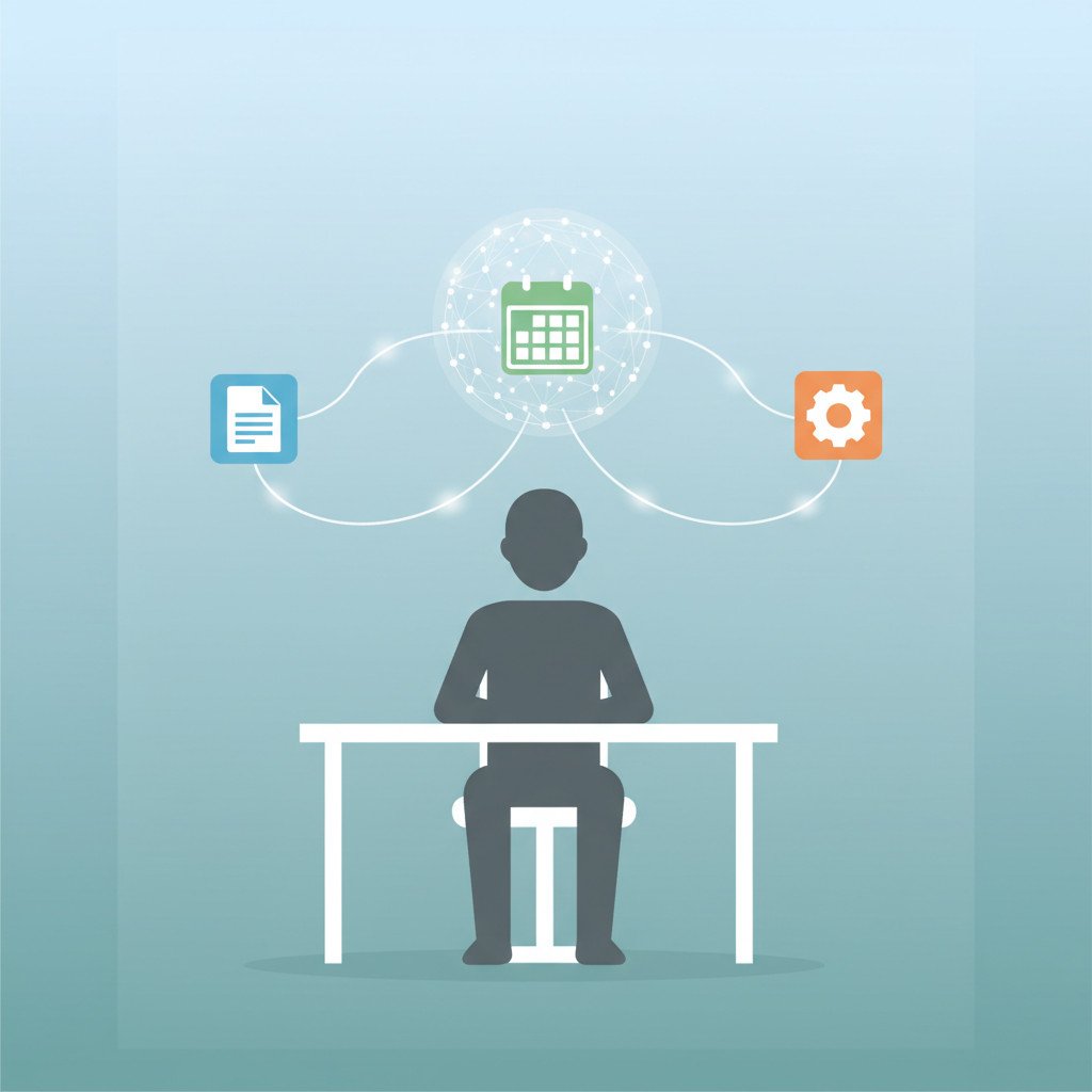 AI assistance abstract image