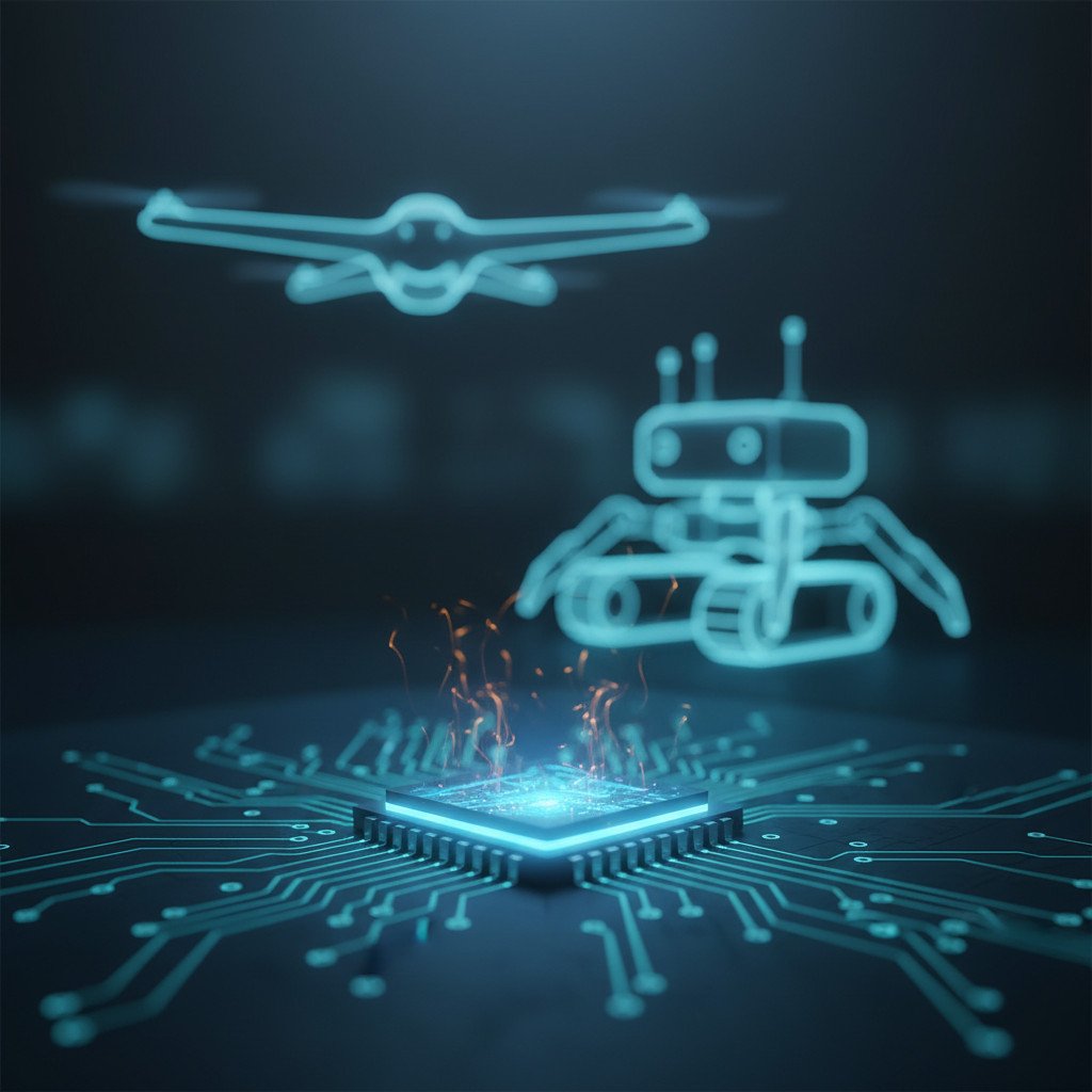 Power-efficient chiplets and AI-powered defense robotics