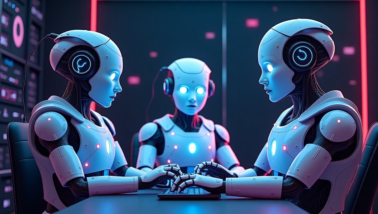 AI agents collaborating