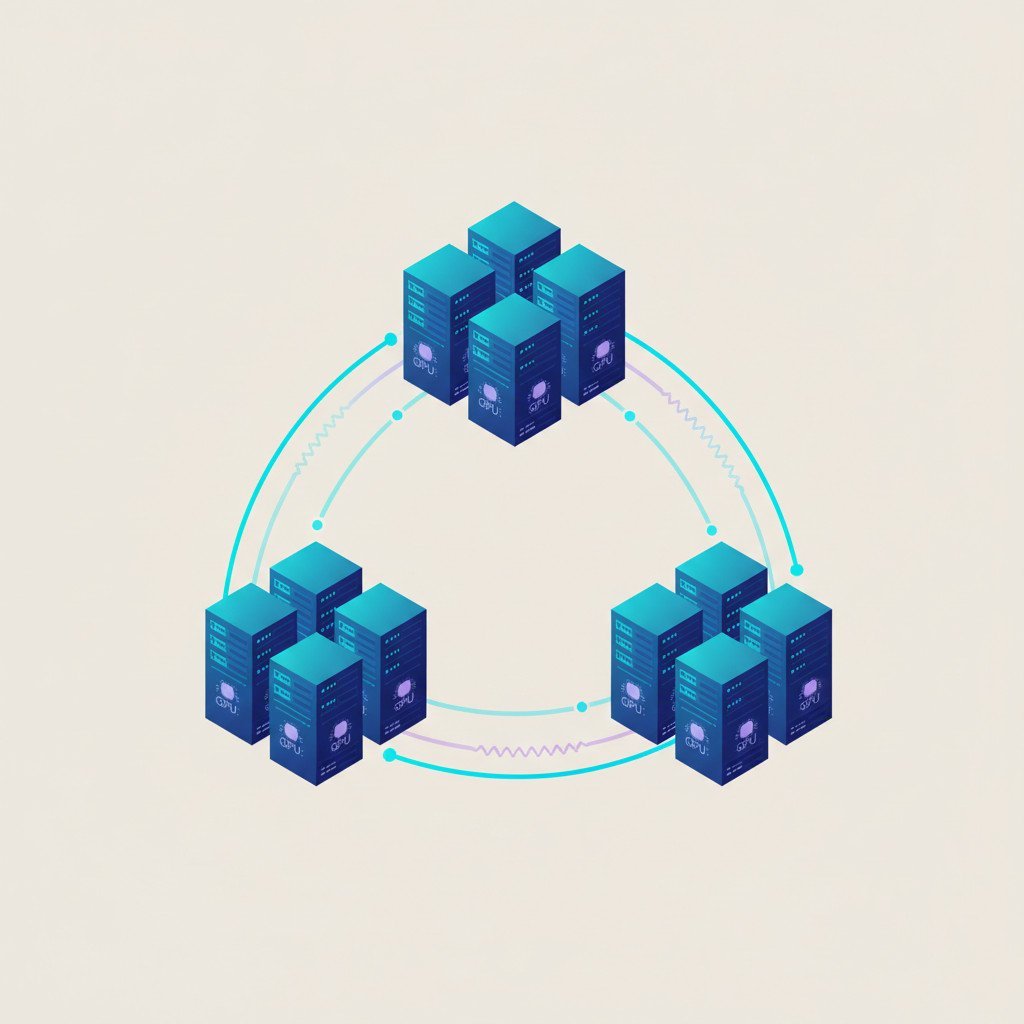 AI data centre interconnect illustration