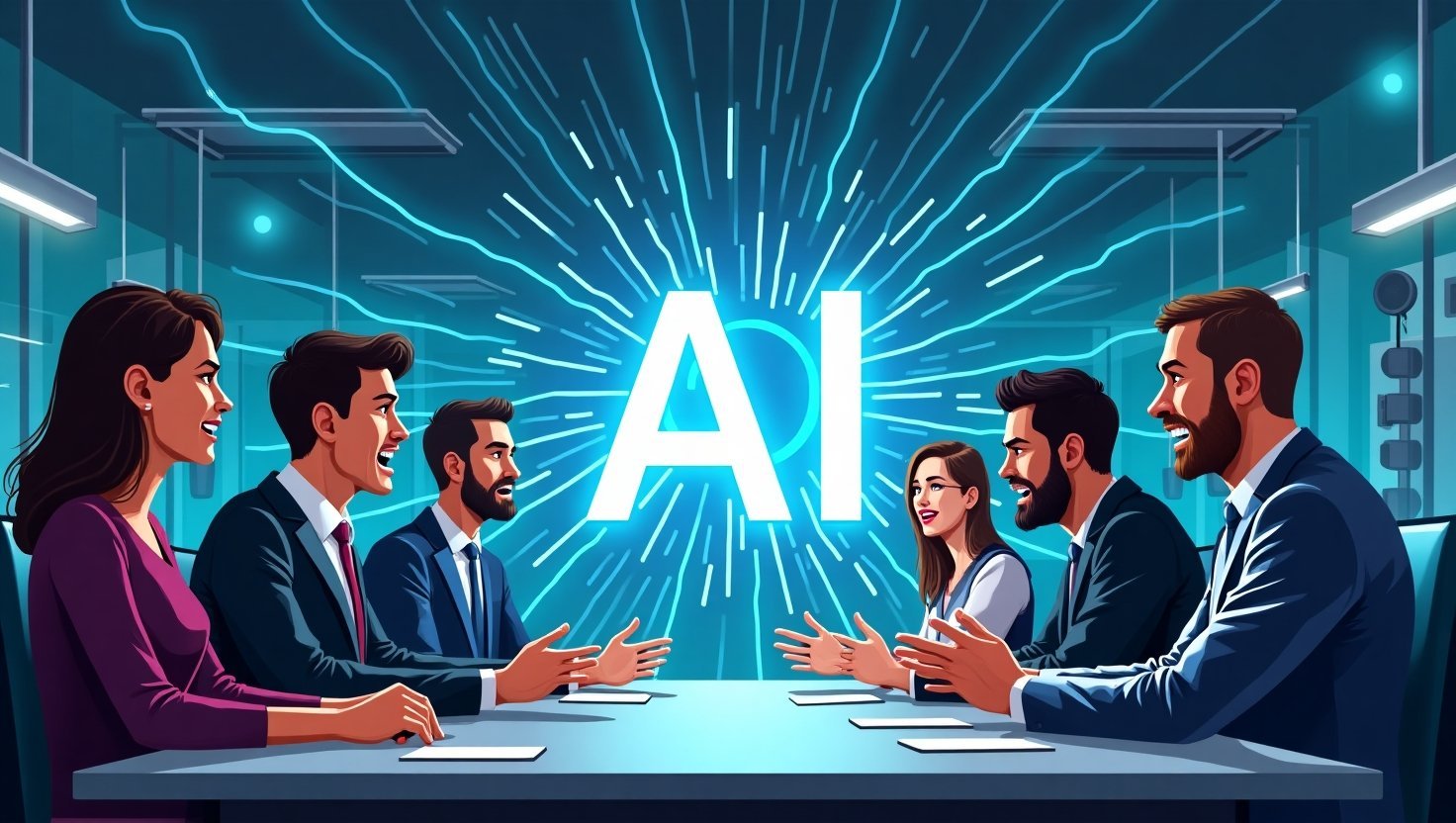 AI Talent Wars Illustration