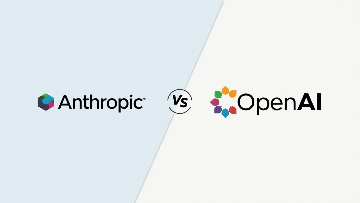 Anthropic and OpenAI Logos