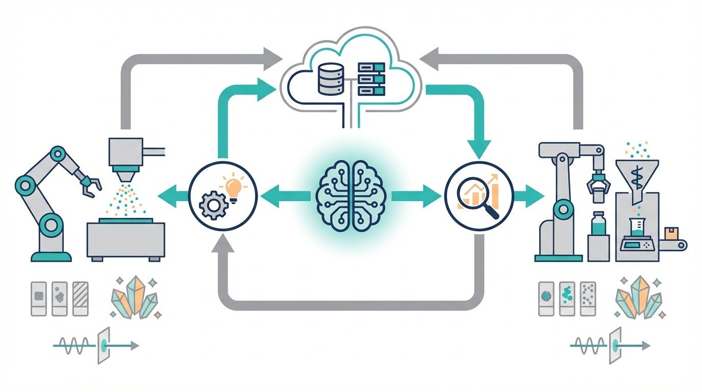 Autonomous lab workflow schematic