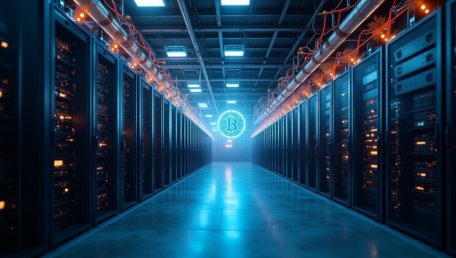 Bitcoin mining visual