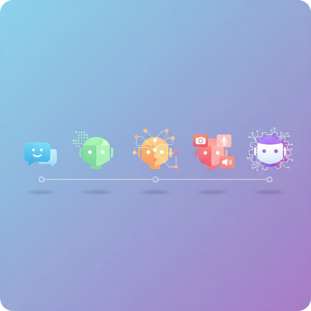 Evolution of AI chatbots timeline