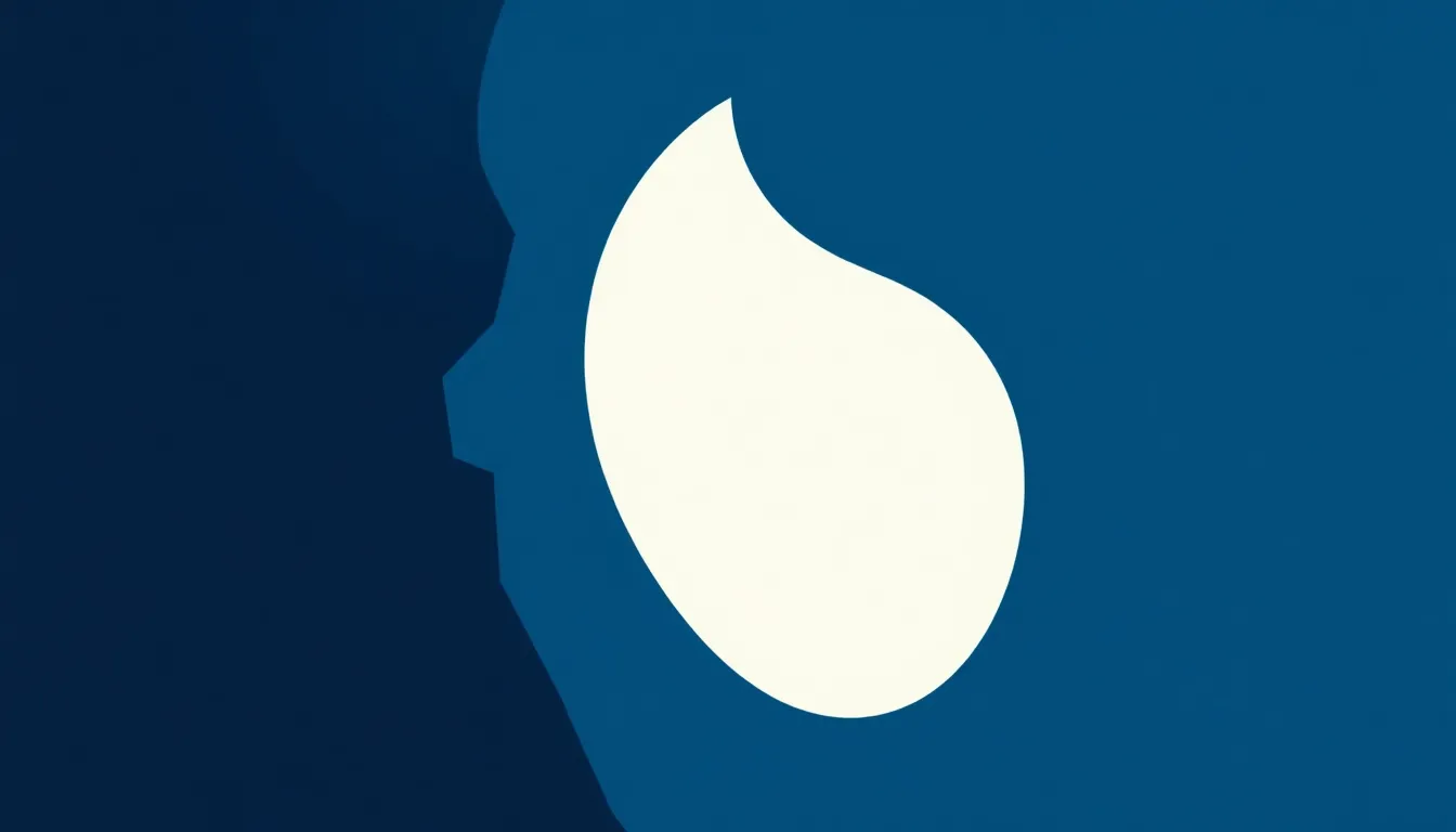 Minimalist abstract visual representing tension between AI hype and real breakthroughs