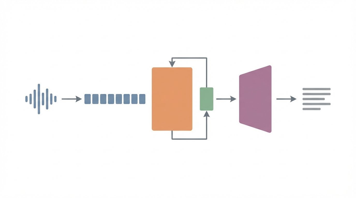 A diagram illustrating the Nemotron Speech ASR process, showing audio chunks being processed by a cache aware encoder and decoder to produce text.
