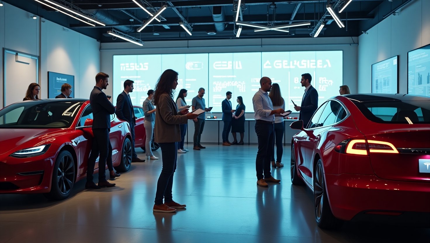Illustration of Tesla's Innovative Company Culture