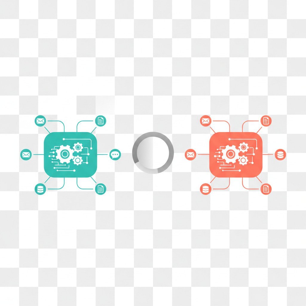 Two automation platforms side-by-side